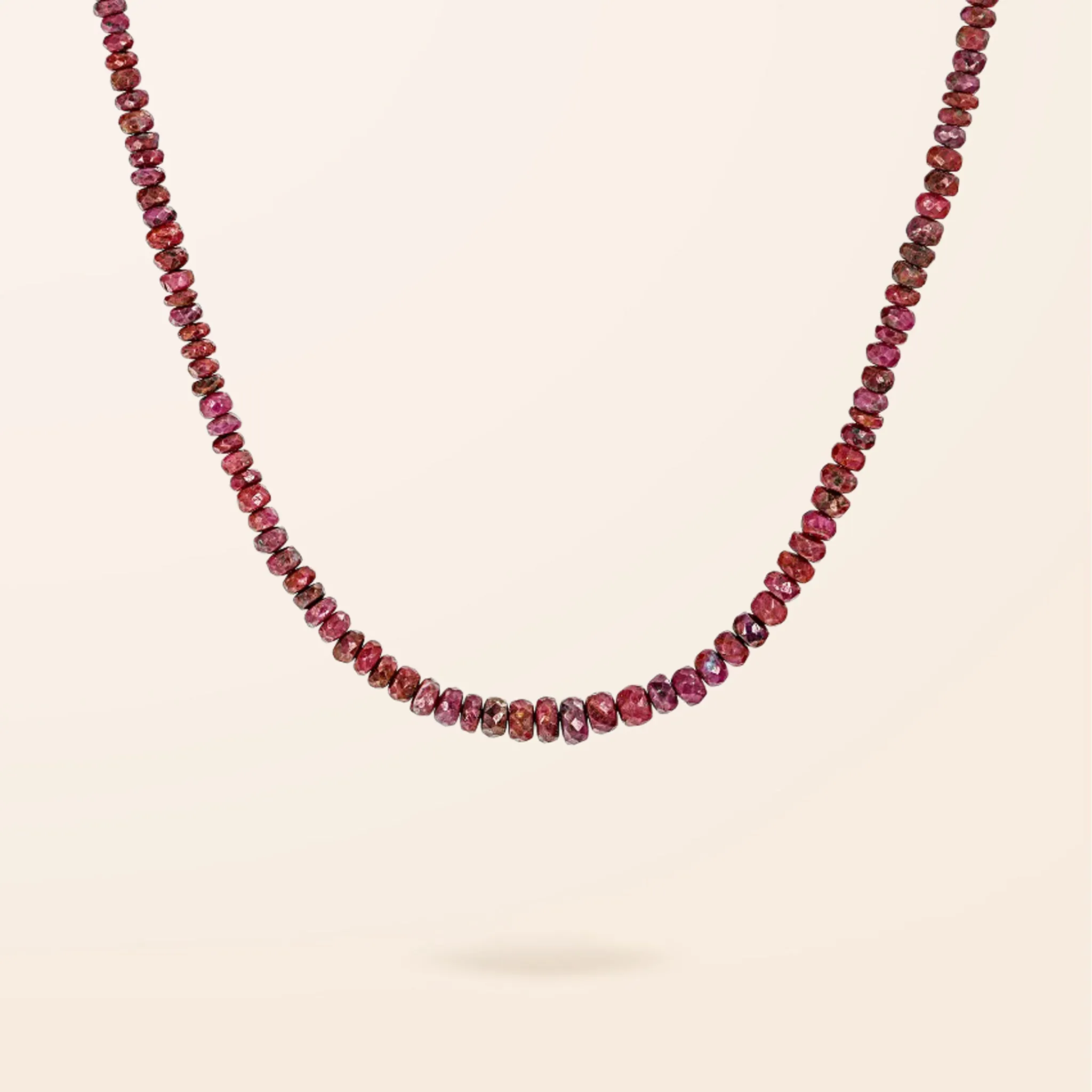 14K Gold Birthstone Strand Necklace