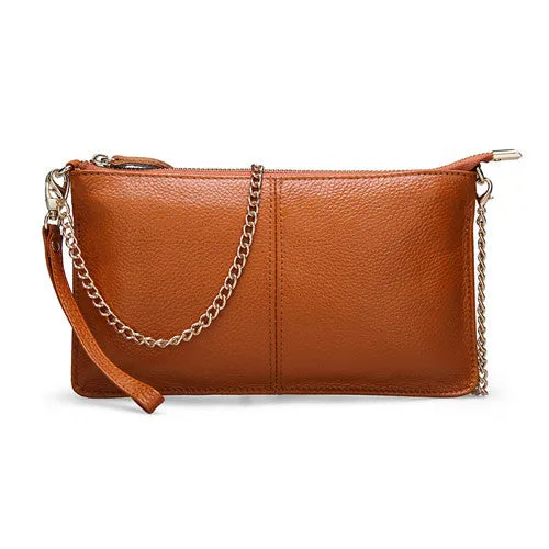 15 Color Genuine Leather Women's Bag Designer High Quality Clutch Fashion Women Leather Handbags Chain Shoulder Bags for women