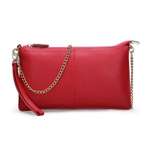 15 Color Genuine Leather Women's Bag Designer High Quality Clutch Fashion Women Leather Handbags Chain Shoulder Bags for women