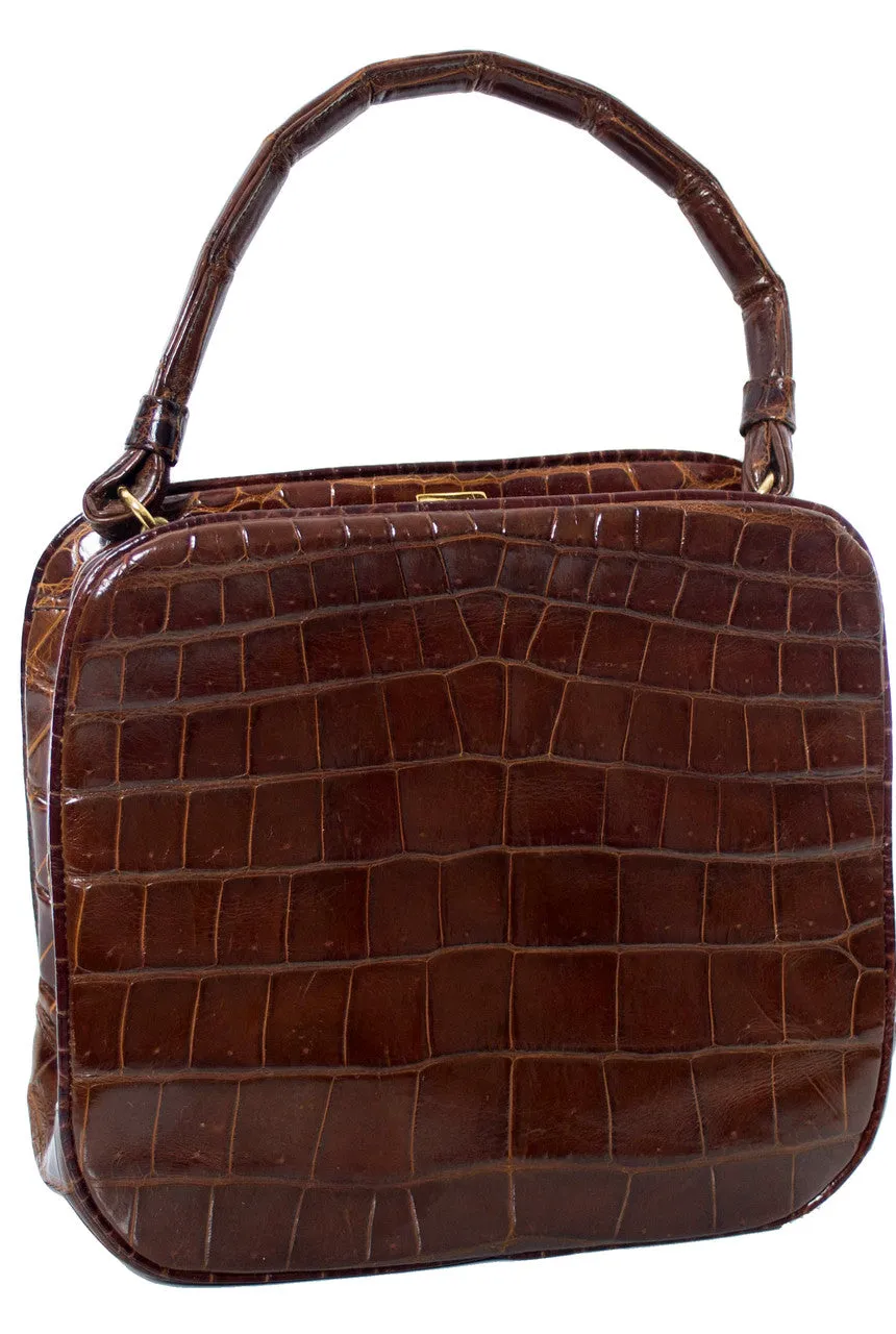 1950's Koret Vintage Alligator Handbag