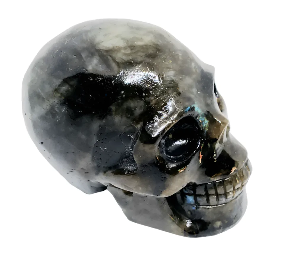 360g Labradorite Crystal Skull