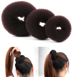 3PCS Size S/M/L Fashion Women Magic Shaper Donut Hair Ring Bun haar Accessories Lady Styling Tool Hair Accessories