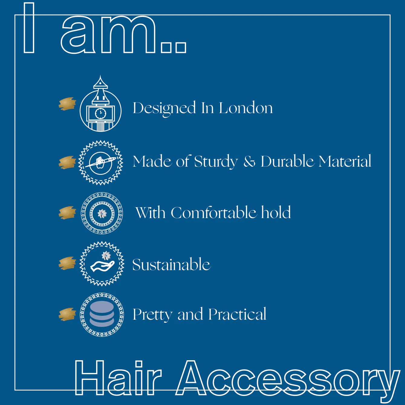 Accessorize London  Black Heatless Curlers