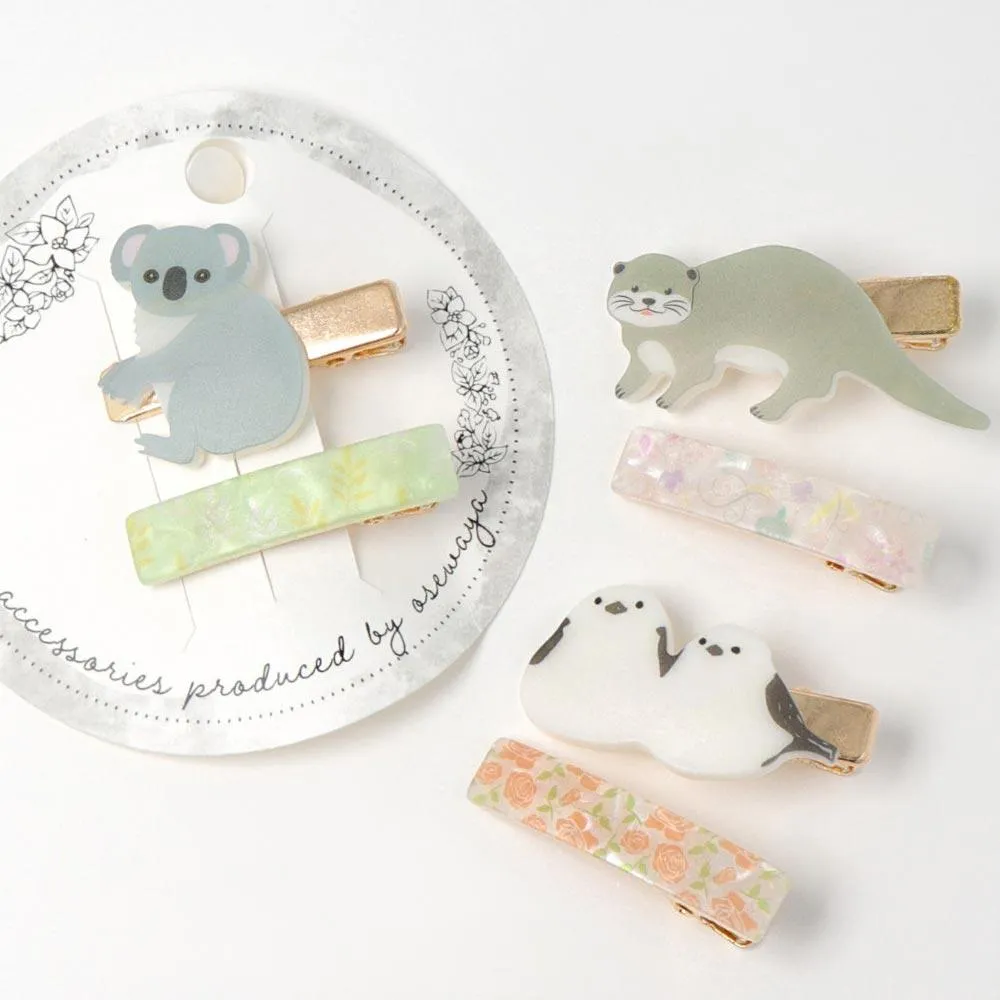 Animal Hair Clip Set