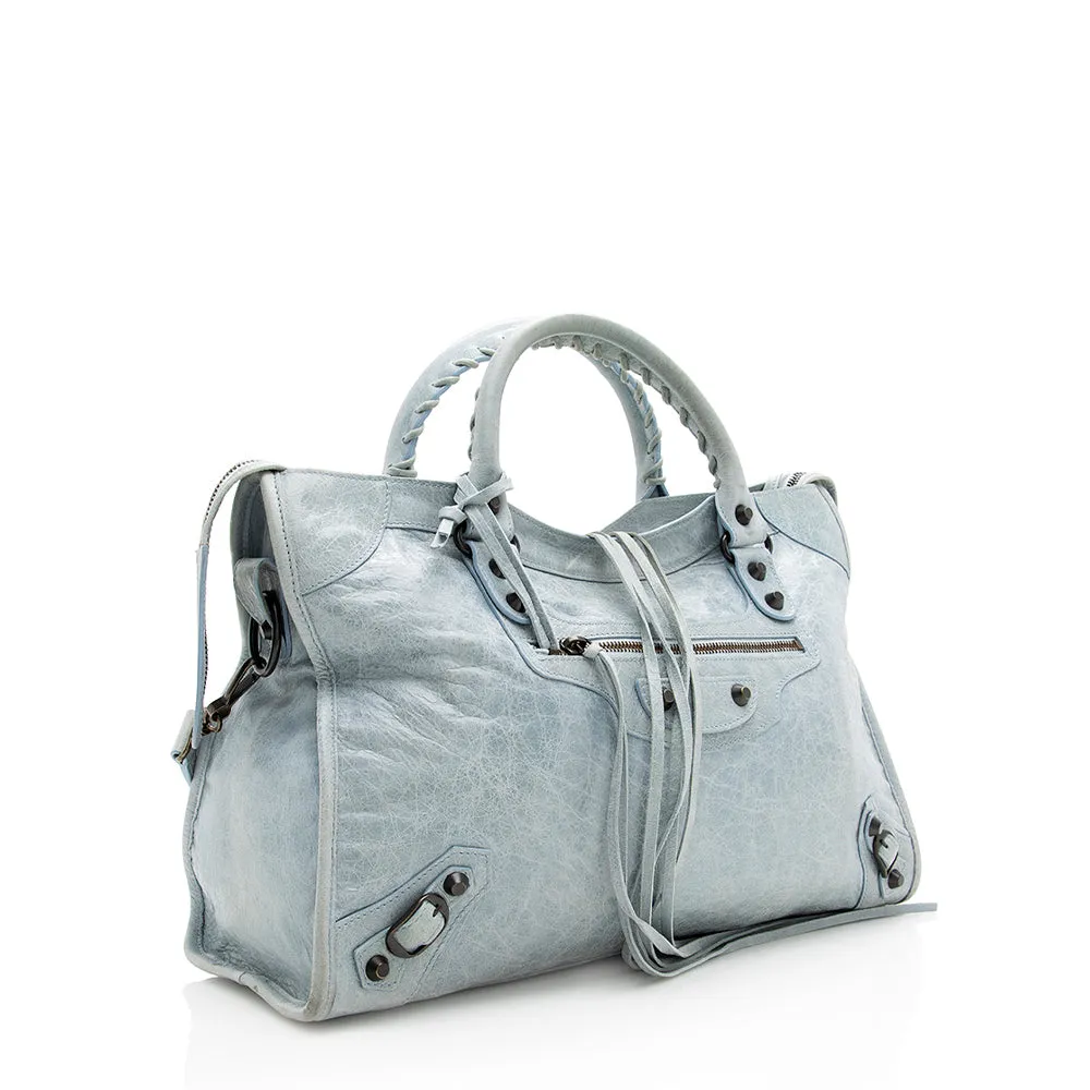 Balenciaga Agneau Classic City Satchel (SHF-18505)