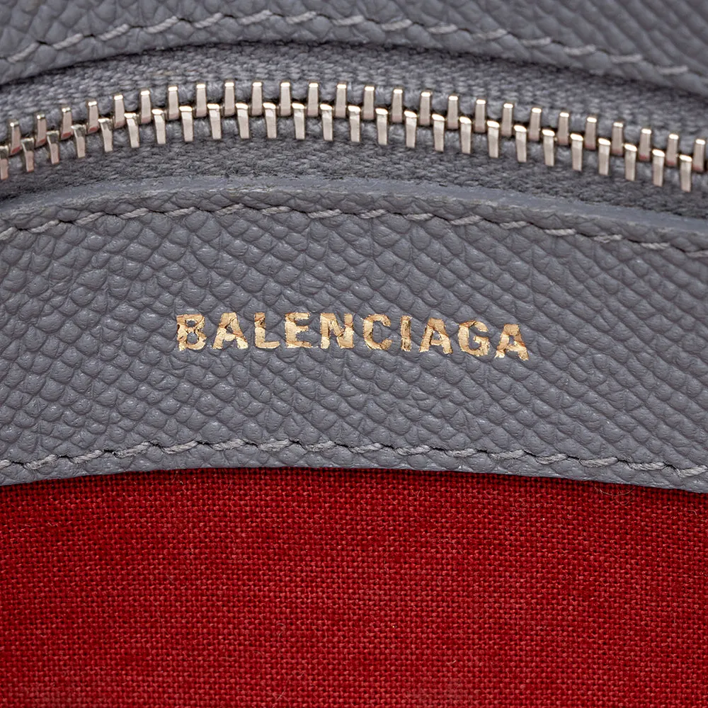 Balenciaga Grained Calfskin Ville Top Handle Bag (SHF-20176)