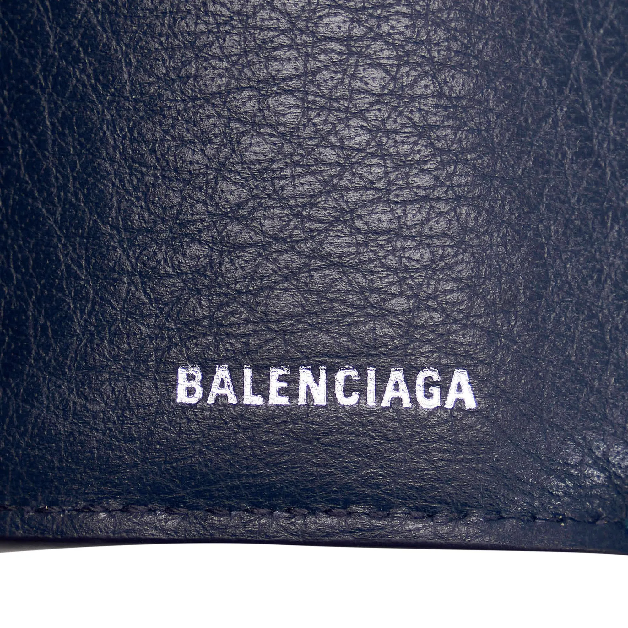 Balenciaga Papier Leather Compact Wallet (SHG-28598)