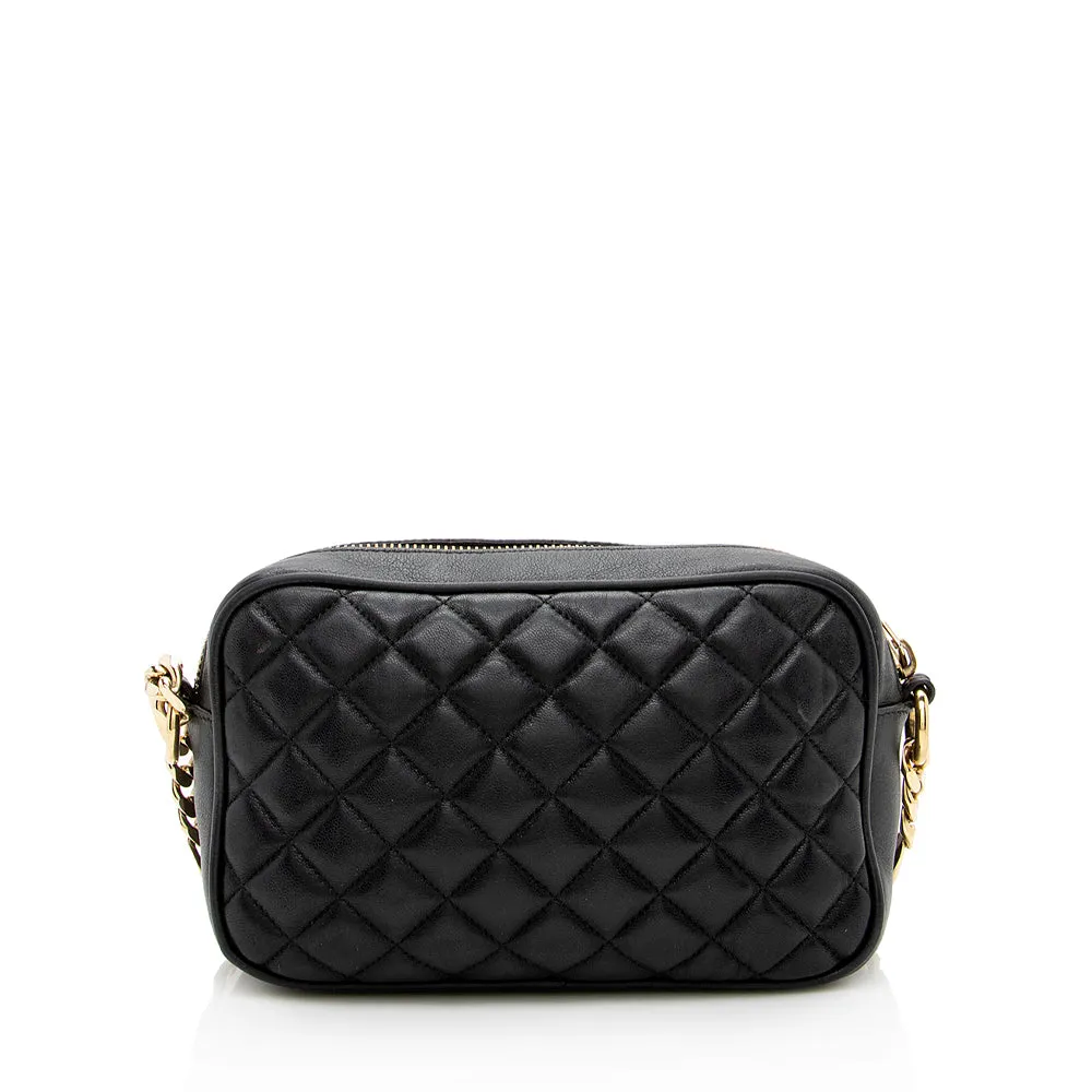 Balmain Lambskin B Camera Bag (SHF-17396)