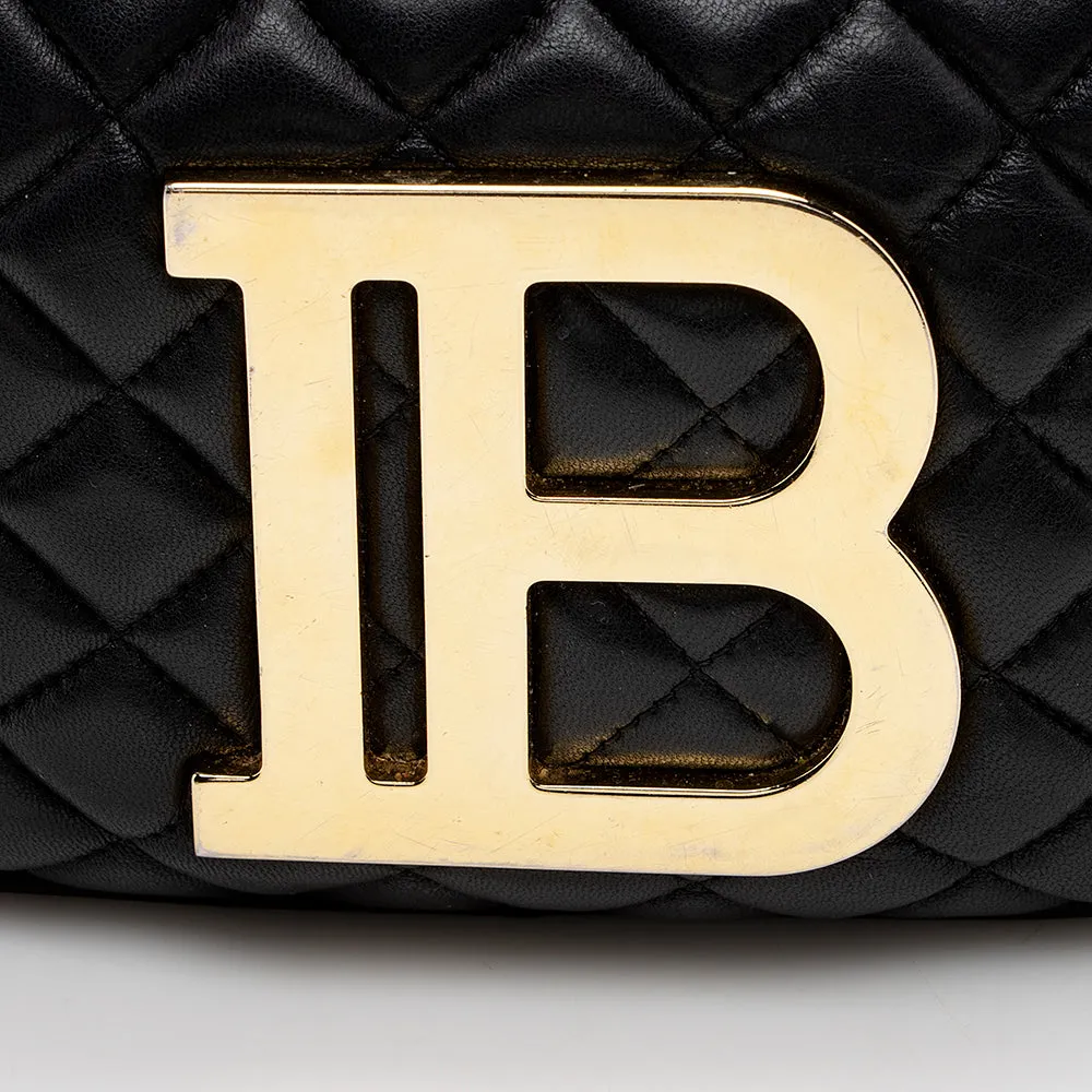 Balmain Lambskin B Camera Bag (SHF-17396)