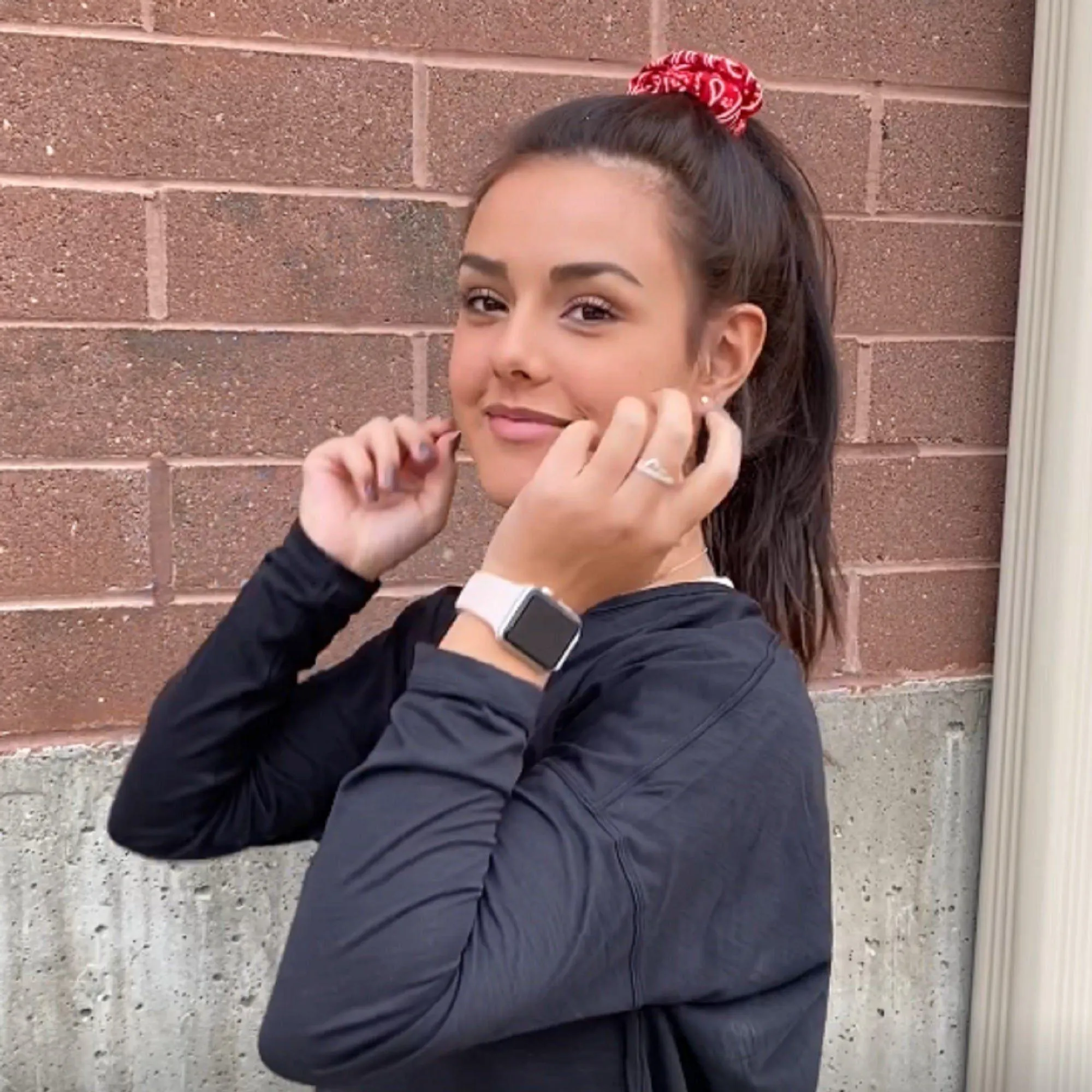 Basketball Velvet Scrunchie