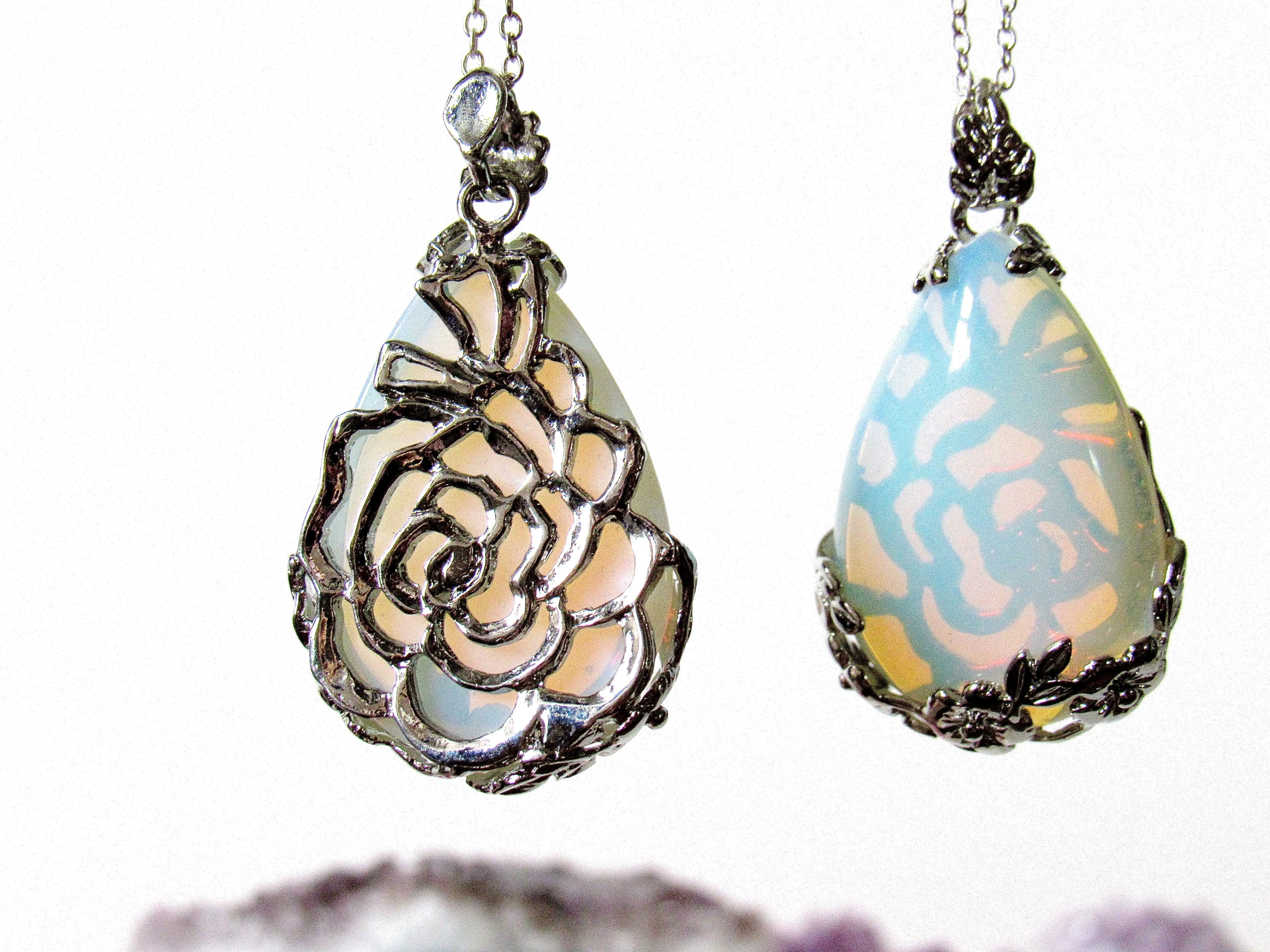 Blooming Opalite Necklaces