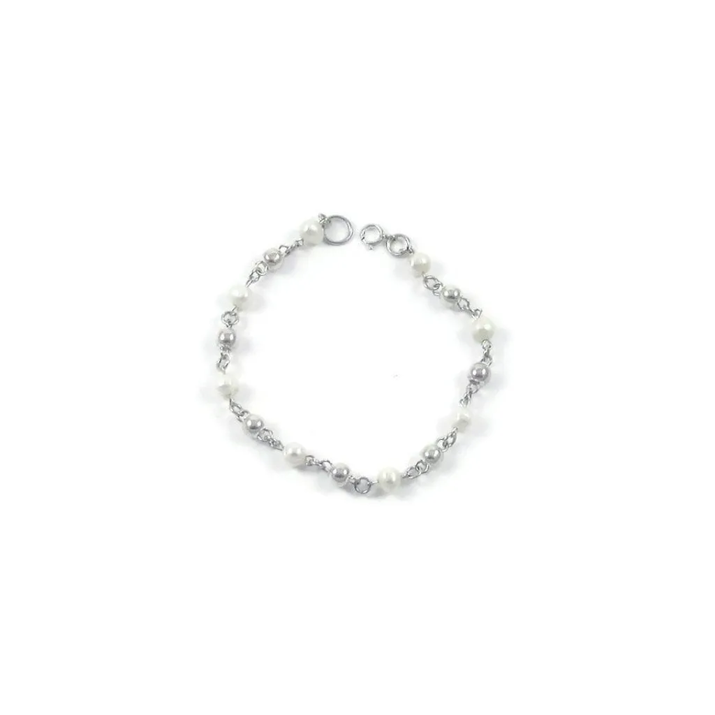 Bolitas Gemstones Bracelet - Pearl