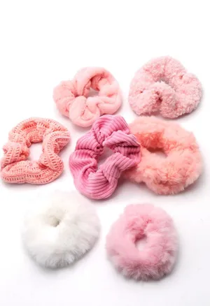 Clarissa Scrunchies-Pink