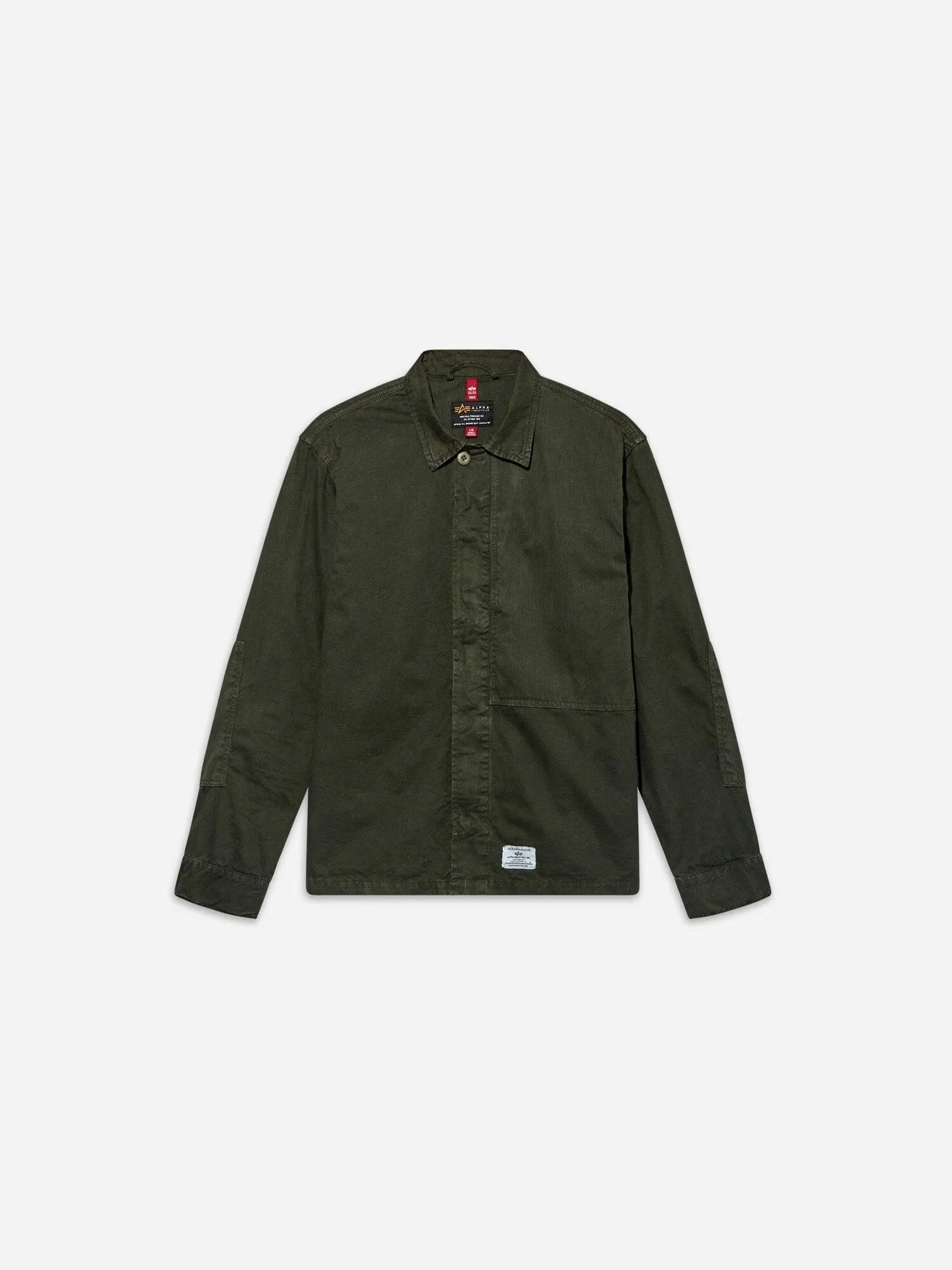 CONTRAST SHIRT JACKET (SEASONAL)