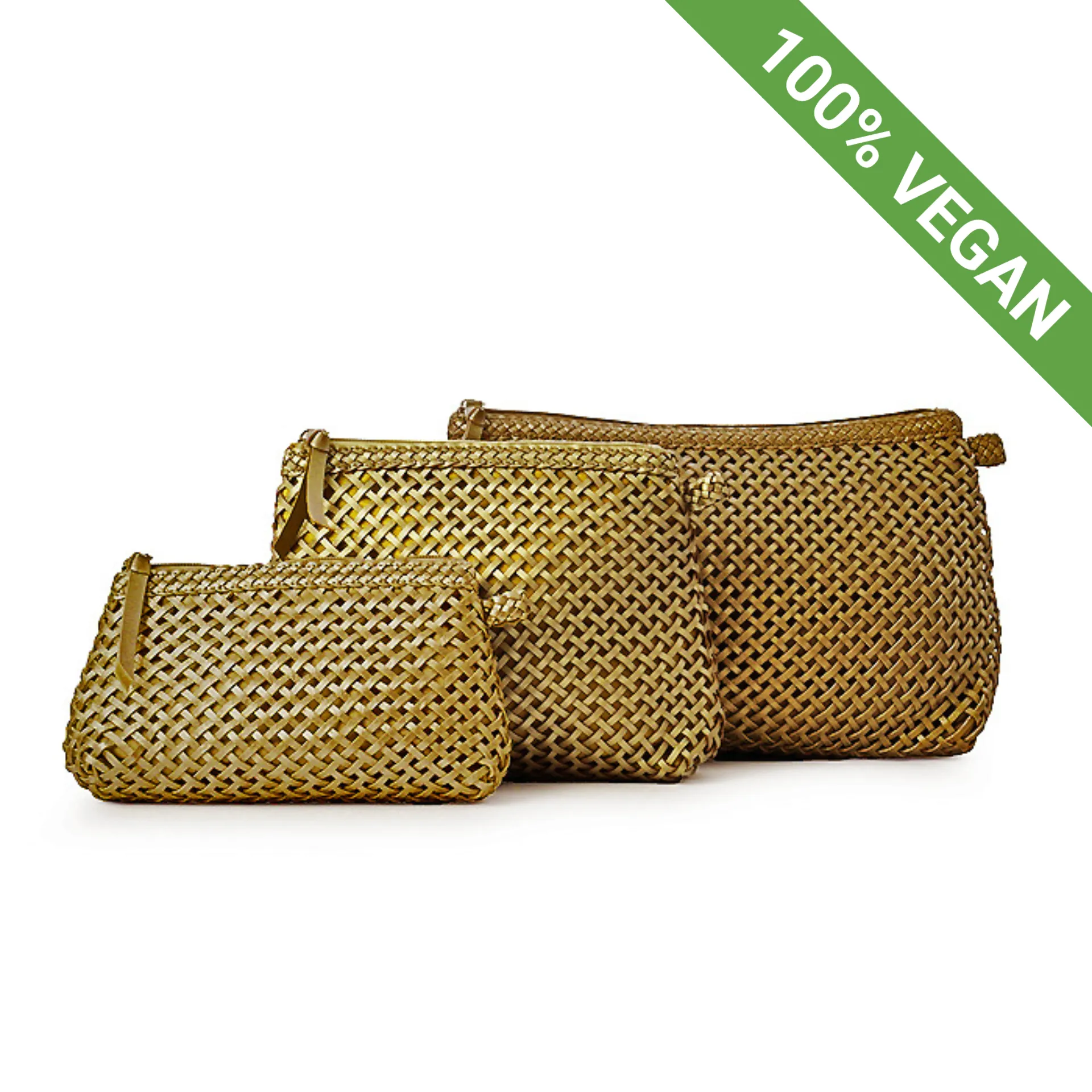 Cosmetic Bag | New Sweet Gold | With Chain | Vegan