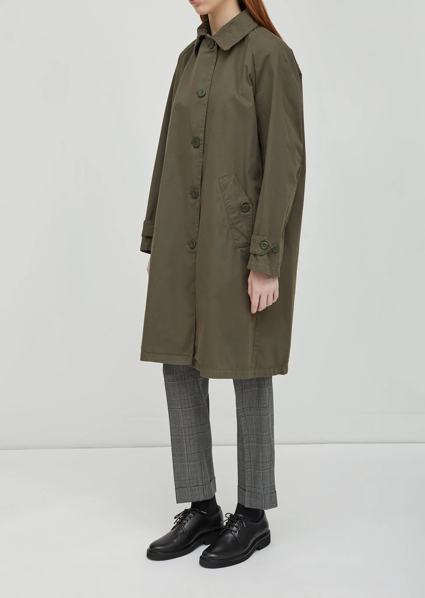 Cotton Drill Trench Coat