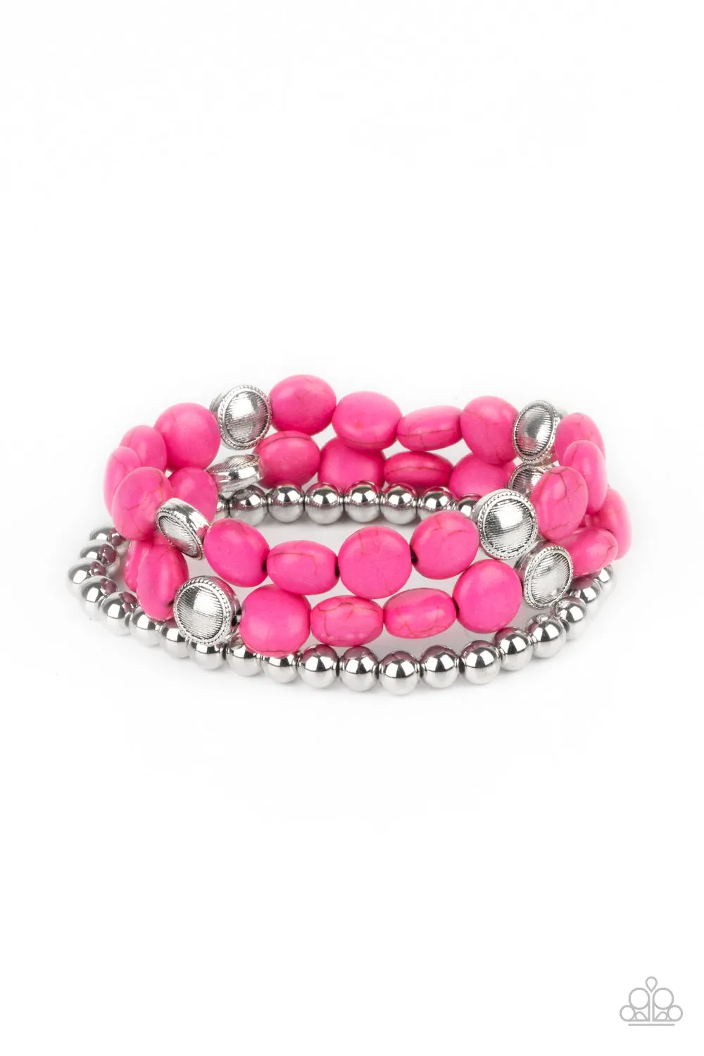 Desert Verbena - Pink Bracelet