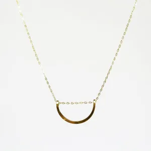 Gold Petal Necklace