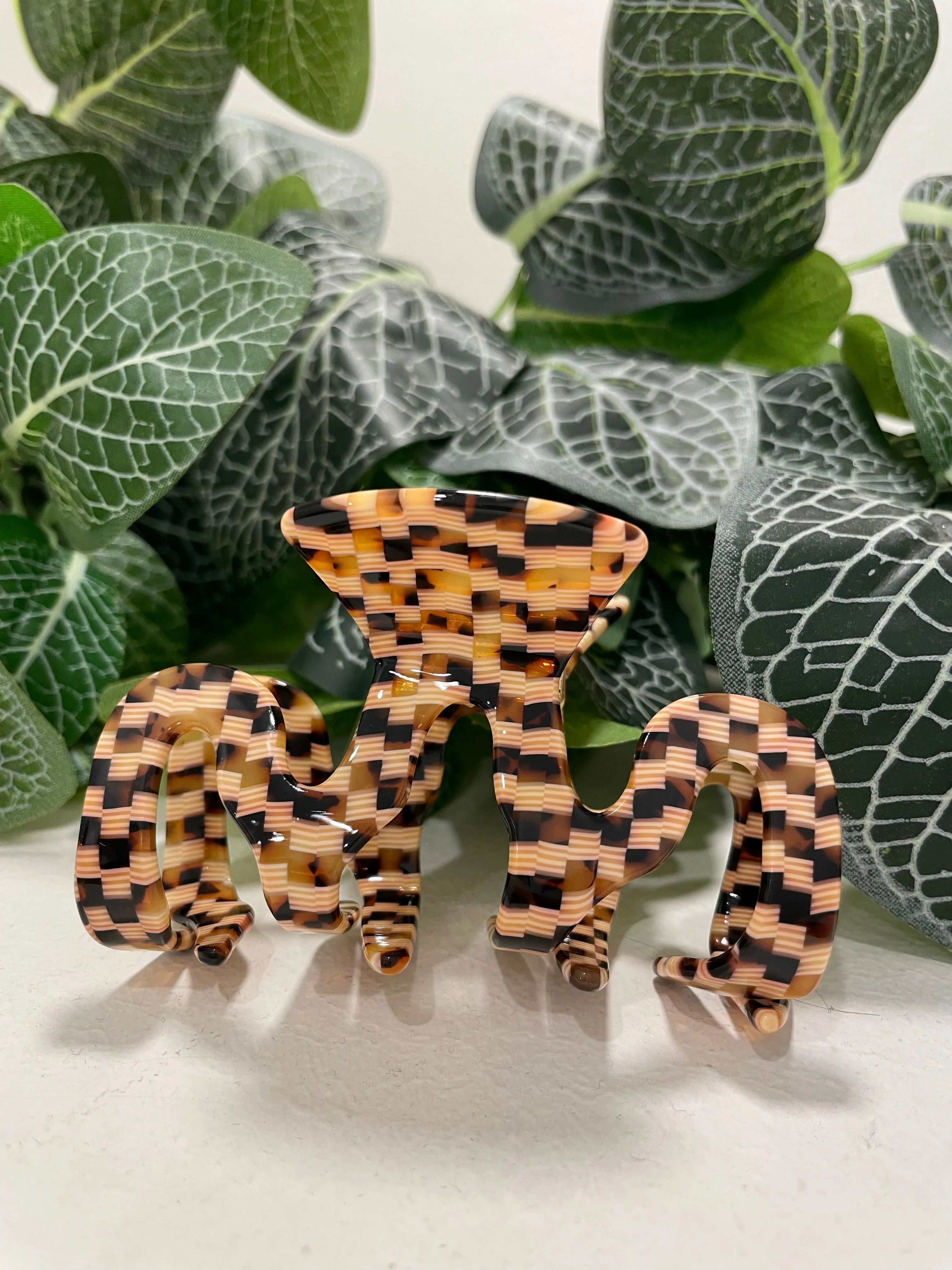 Hair Claws Clips Colorful Tortoiseshell