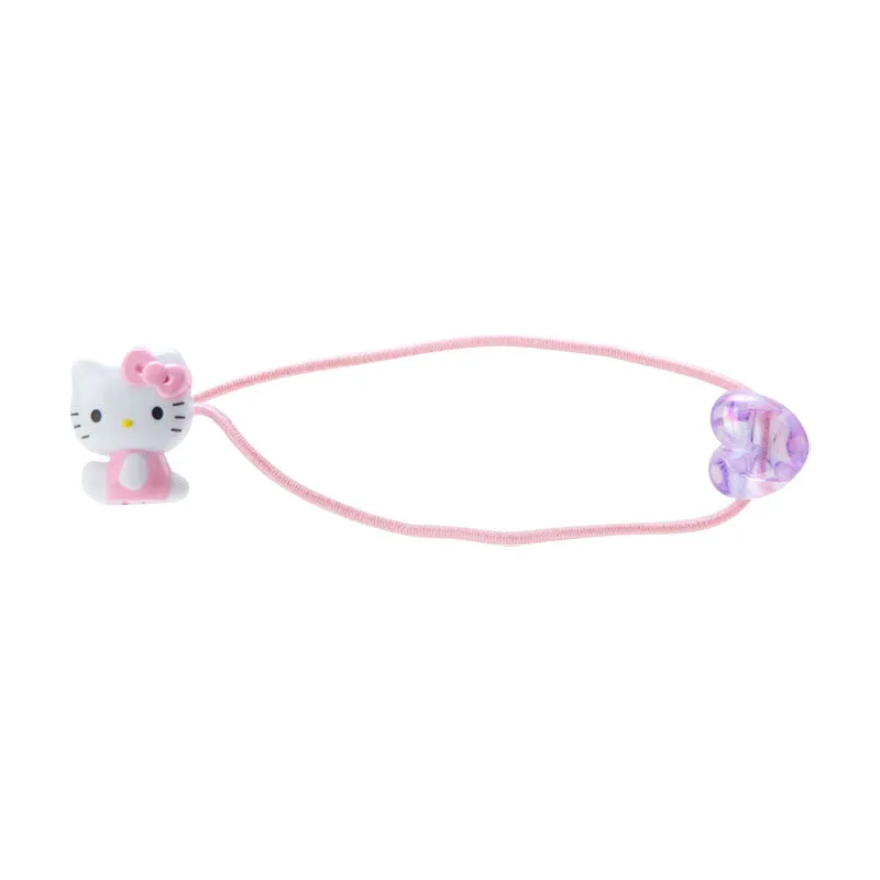 Hello Kitty Holo Heart Pink Hair Tie