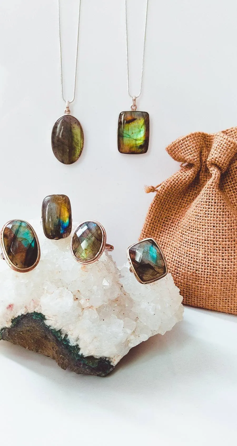 Labradorite Pendant Necklaces