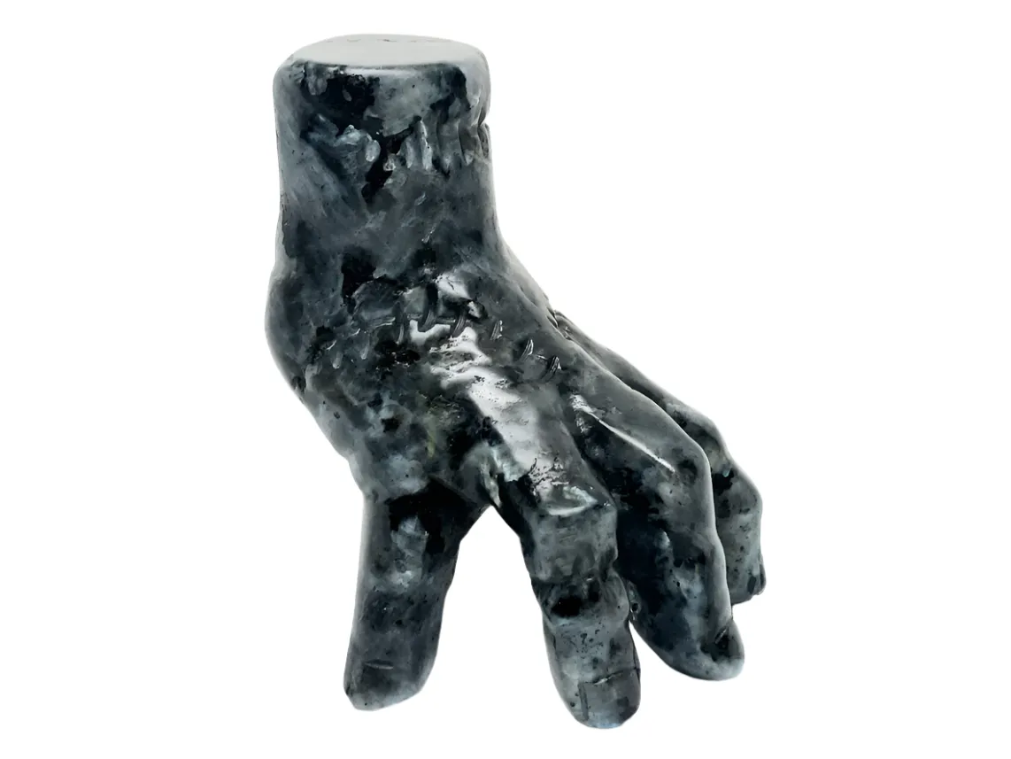 Larvikite Crystal Hand Carving