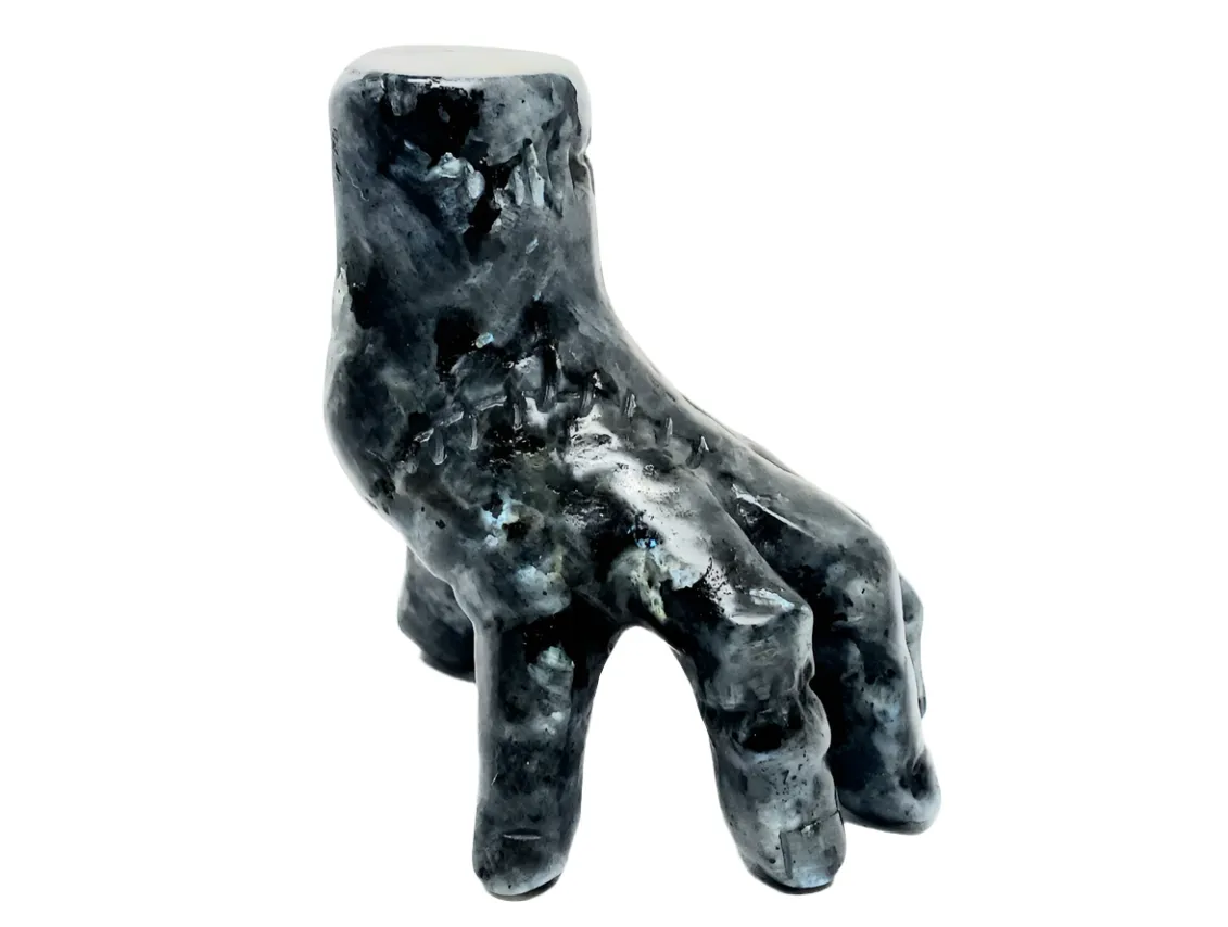 Larvikite Crystal Hand Carving