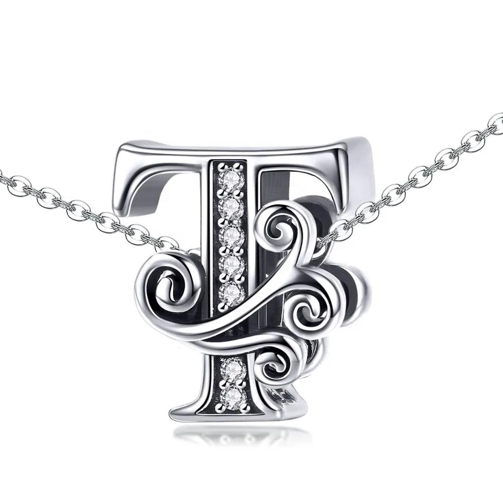 Letter T Initial Alphabet Charm