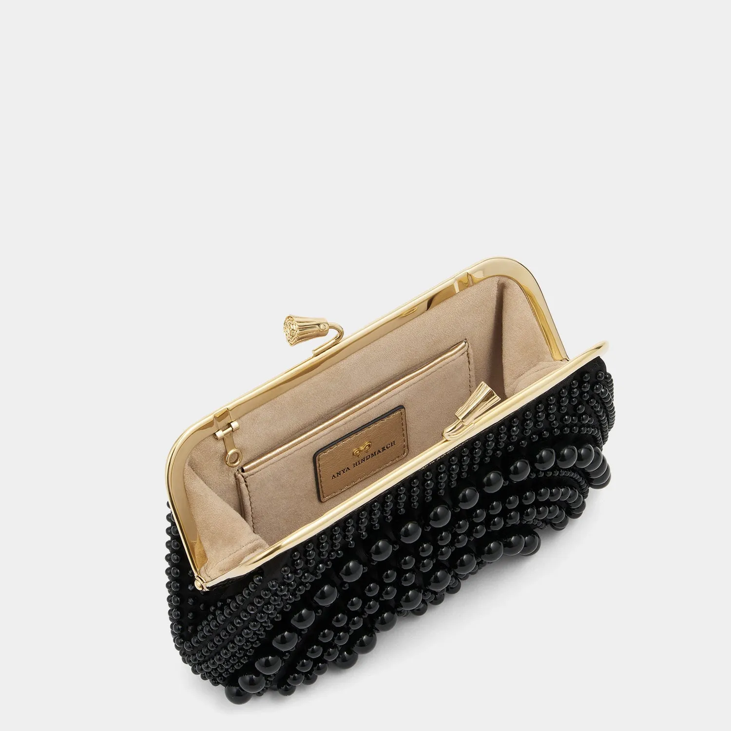 Maud Pearl Tassel Clutch