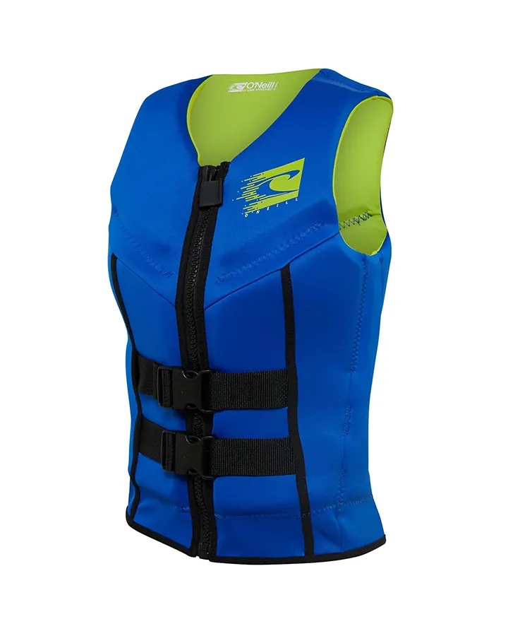 O'Neill Teen Reactor L50S Kids Vest - BRBX Bright Blue - 2023