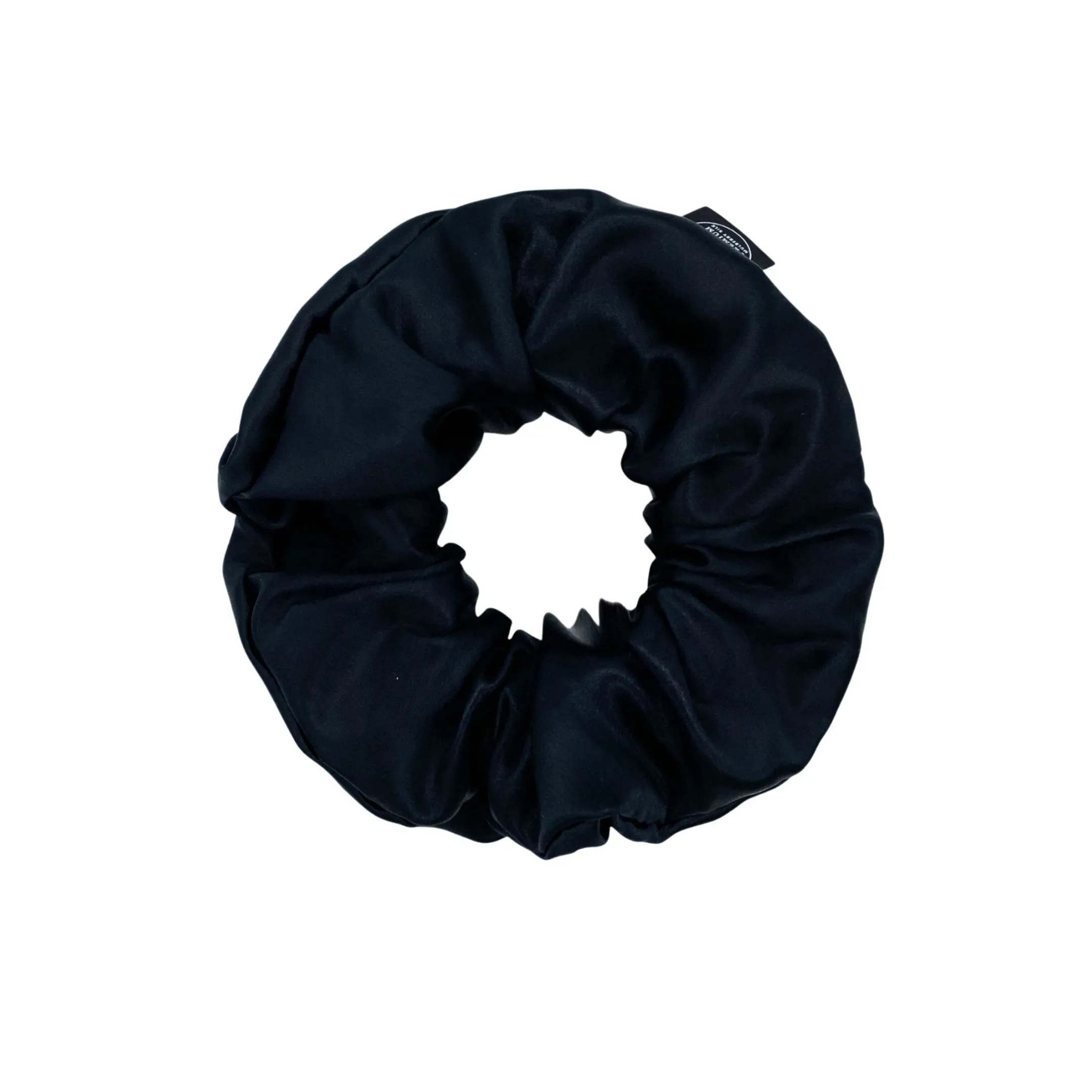 Premium Mulberry Silk Scrunchie - Grey/Pewter - Extra Large