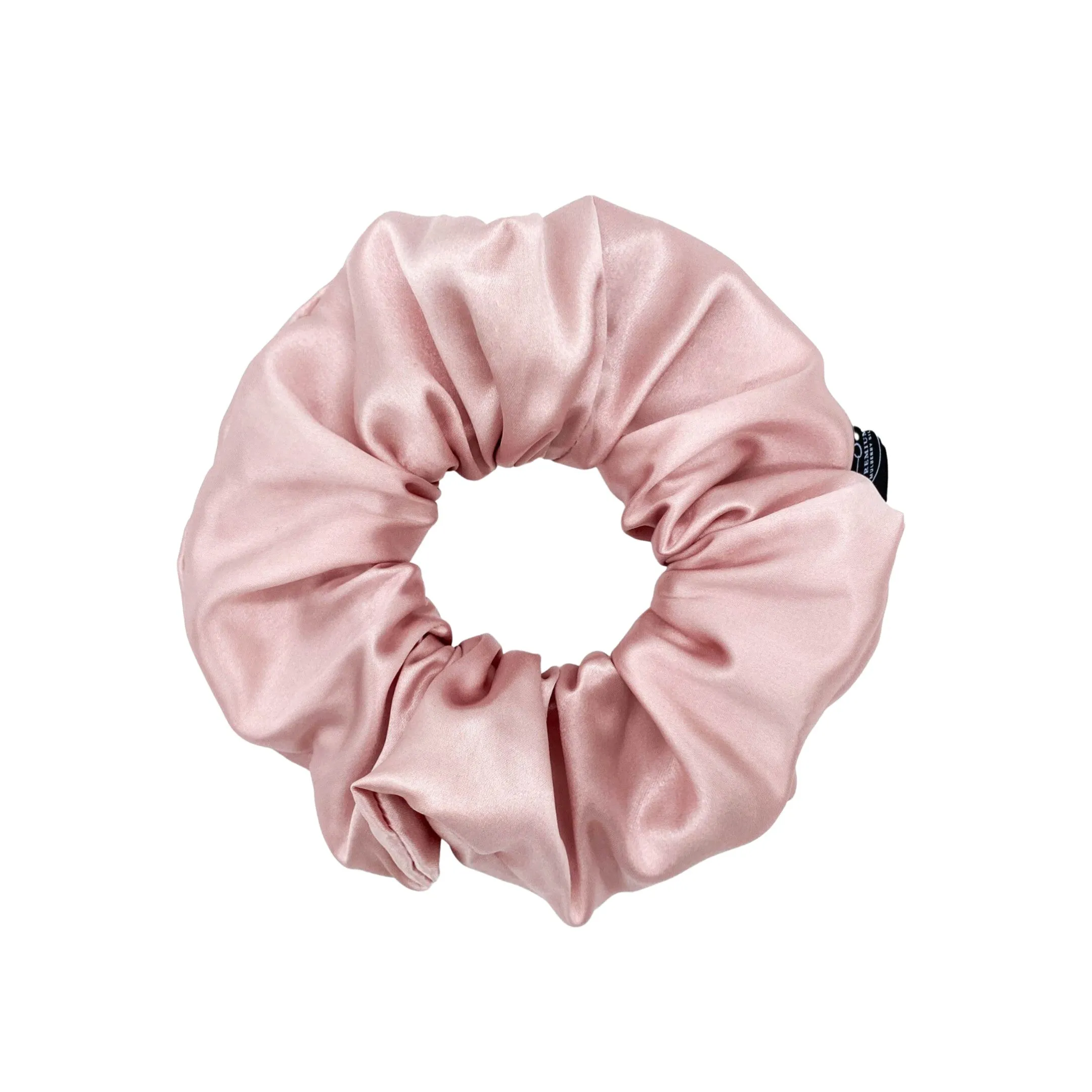 Premium Mulberry Silk Scrunchie - Grey/Pewter - Extra Large