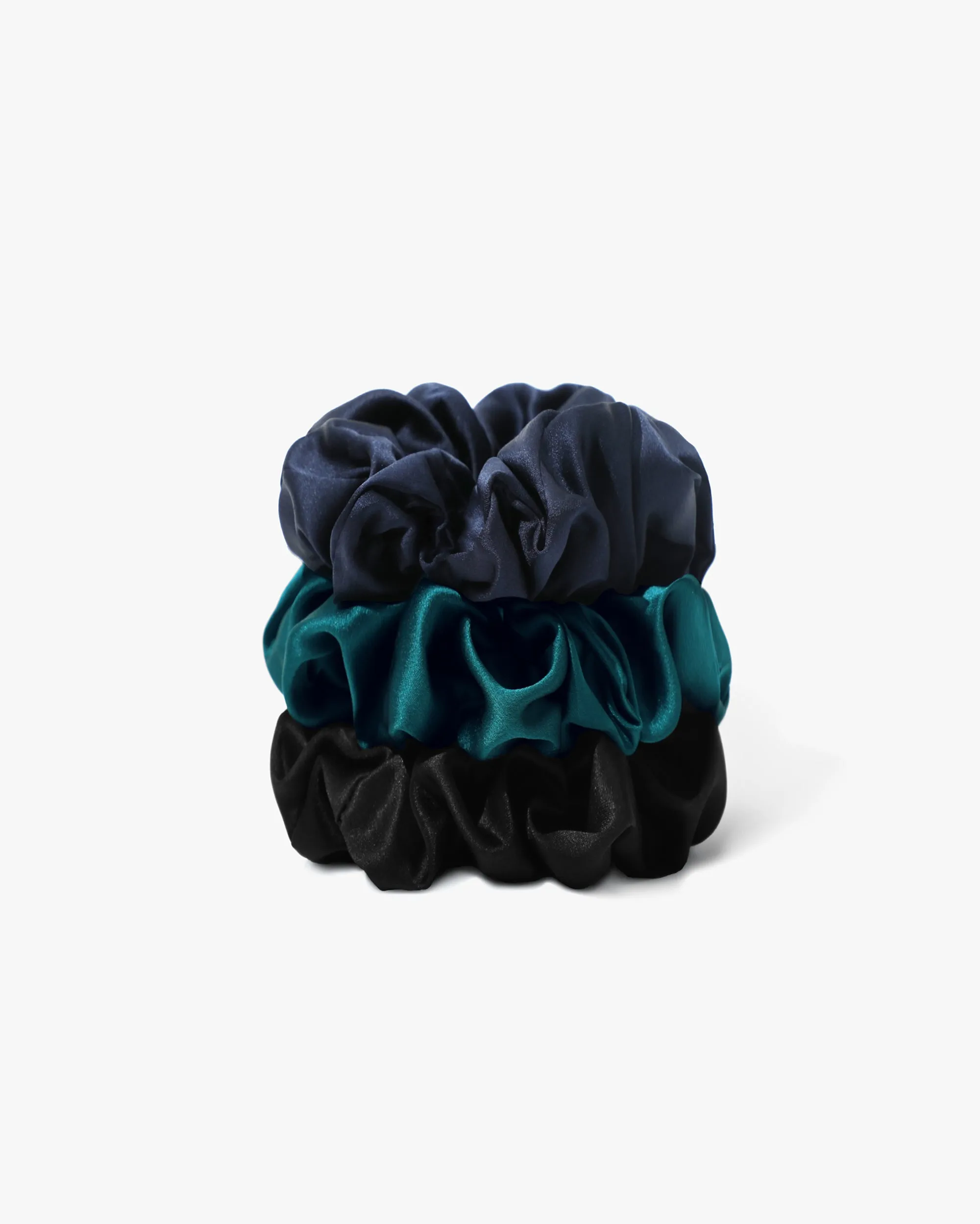 Pure Silk Scrunchies 3PCS