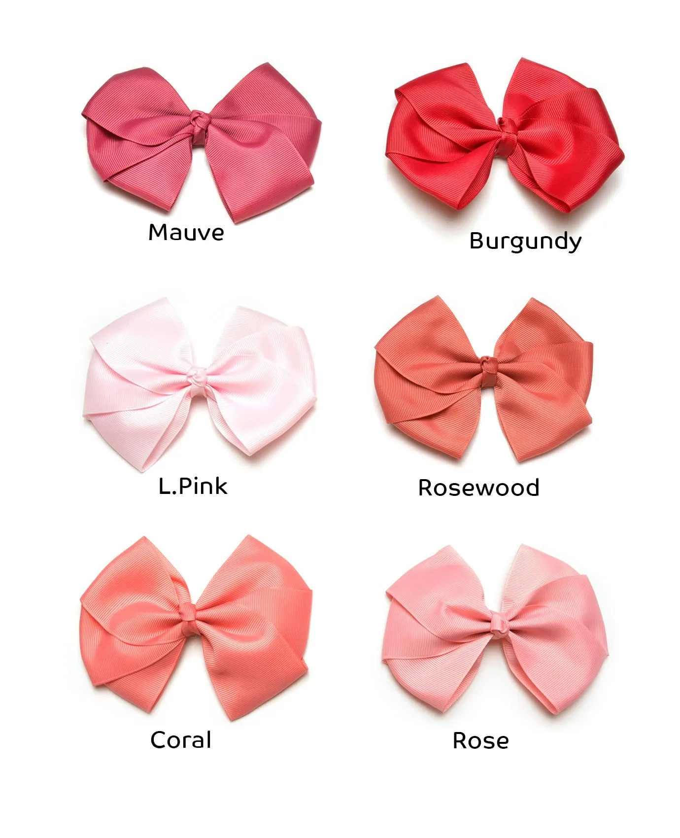 Reddish Bows