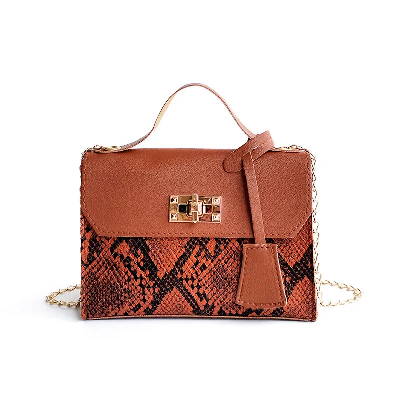 Serpentine Small Square Handbags