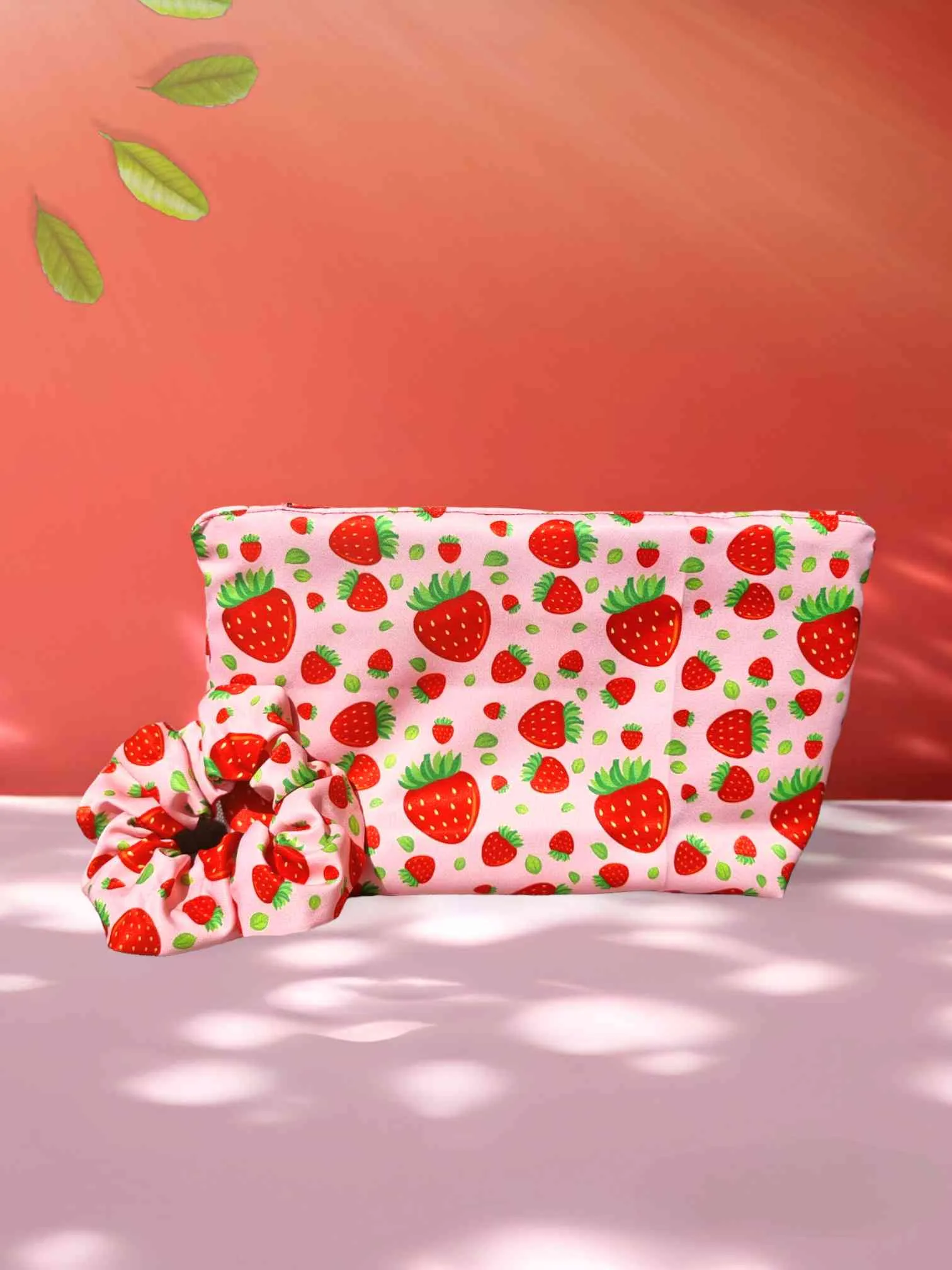 Set bolsa cosmetica & Scrunchie | Handmade