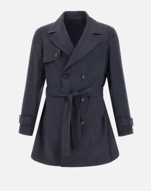 Sherlock Blue Trench Coat for Men