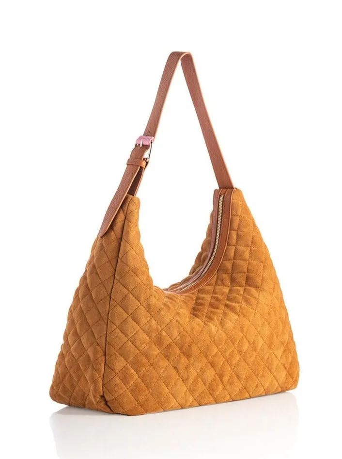 Shiraleah Hale Quilted Hobo, Sunflower - FINAL SALE ONLY