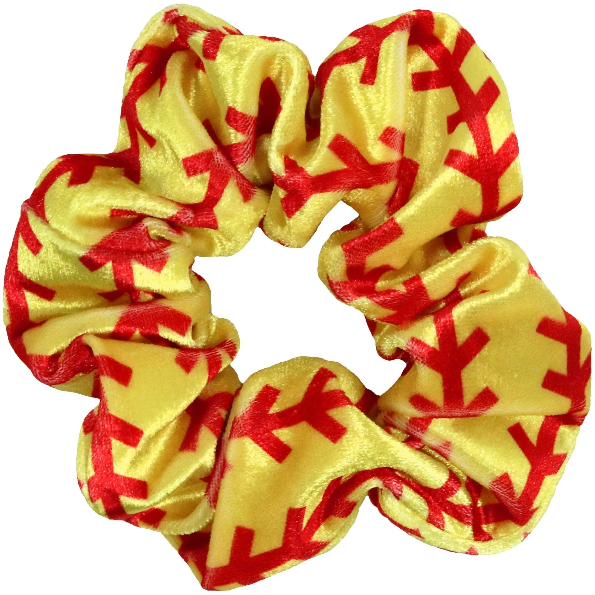 Softball Seam Velvet Scrunchie