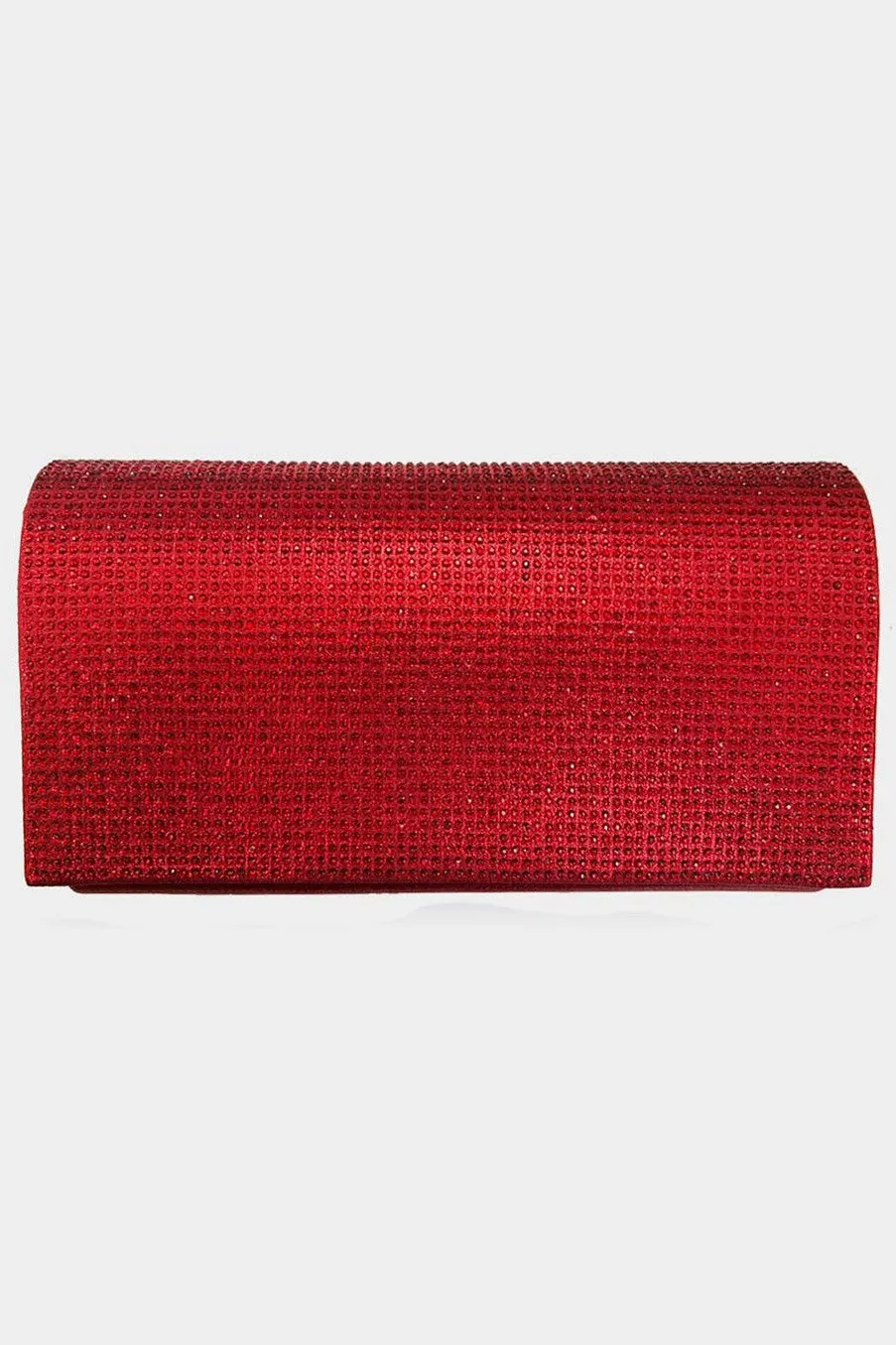 Sparkle Shimmer Bling Evening Clutch - Black, Red, Royal, Silver, Silver Iridescent