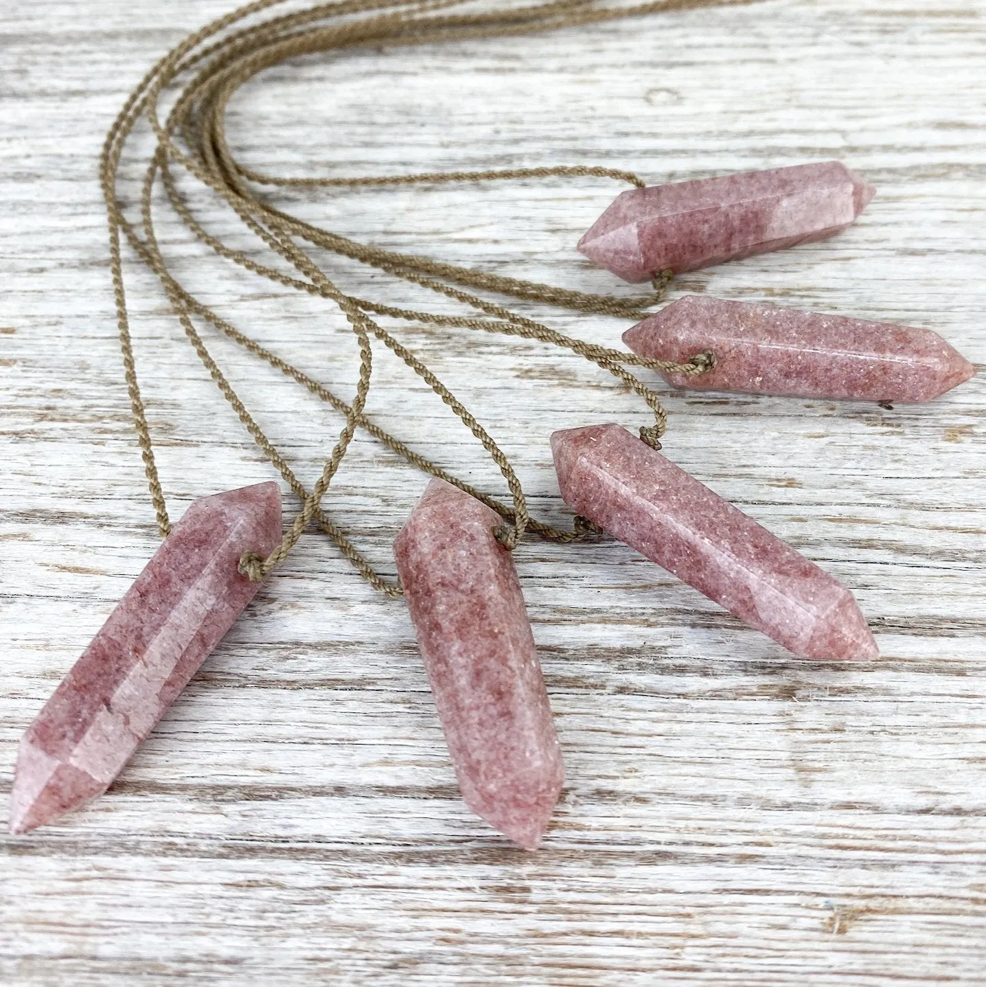 Strawberry Quartz - Double Terminated Crystal