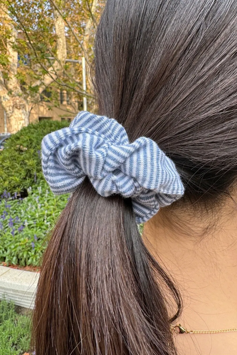 Striped Scrunchie