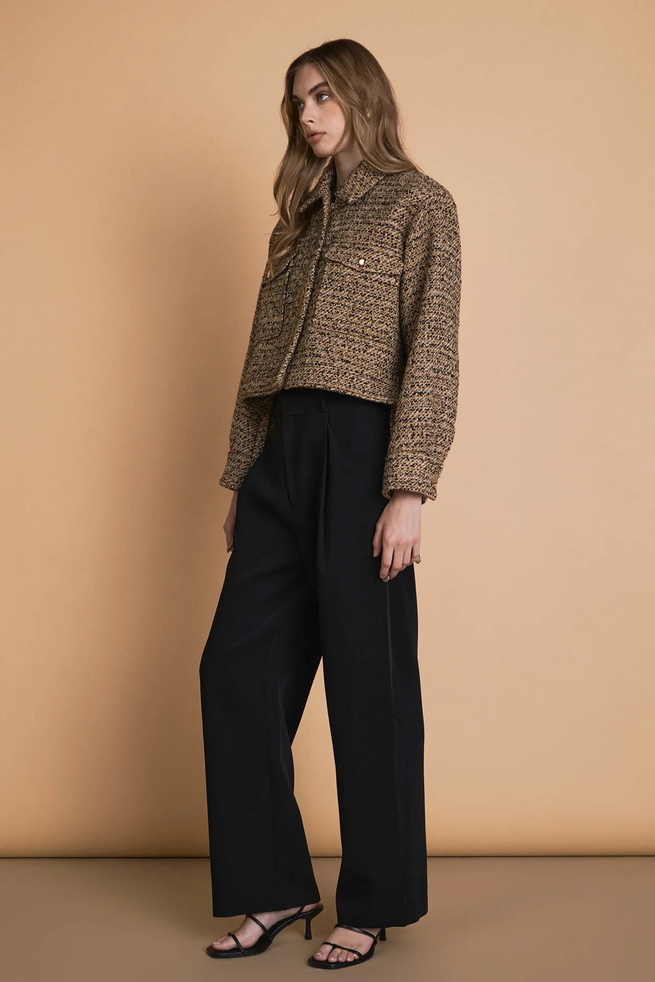 Tweed Cropped Jacket