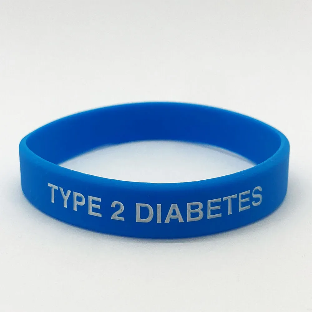 Type 2 Diabetes Wristband - Cyan (INT)