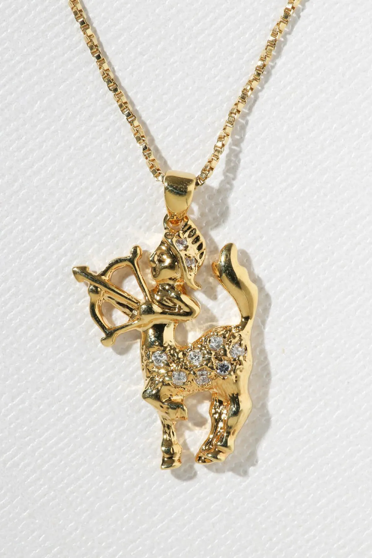 Vanessa Mooney Star Zodiac 24k Gold Plated Necklace