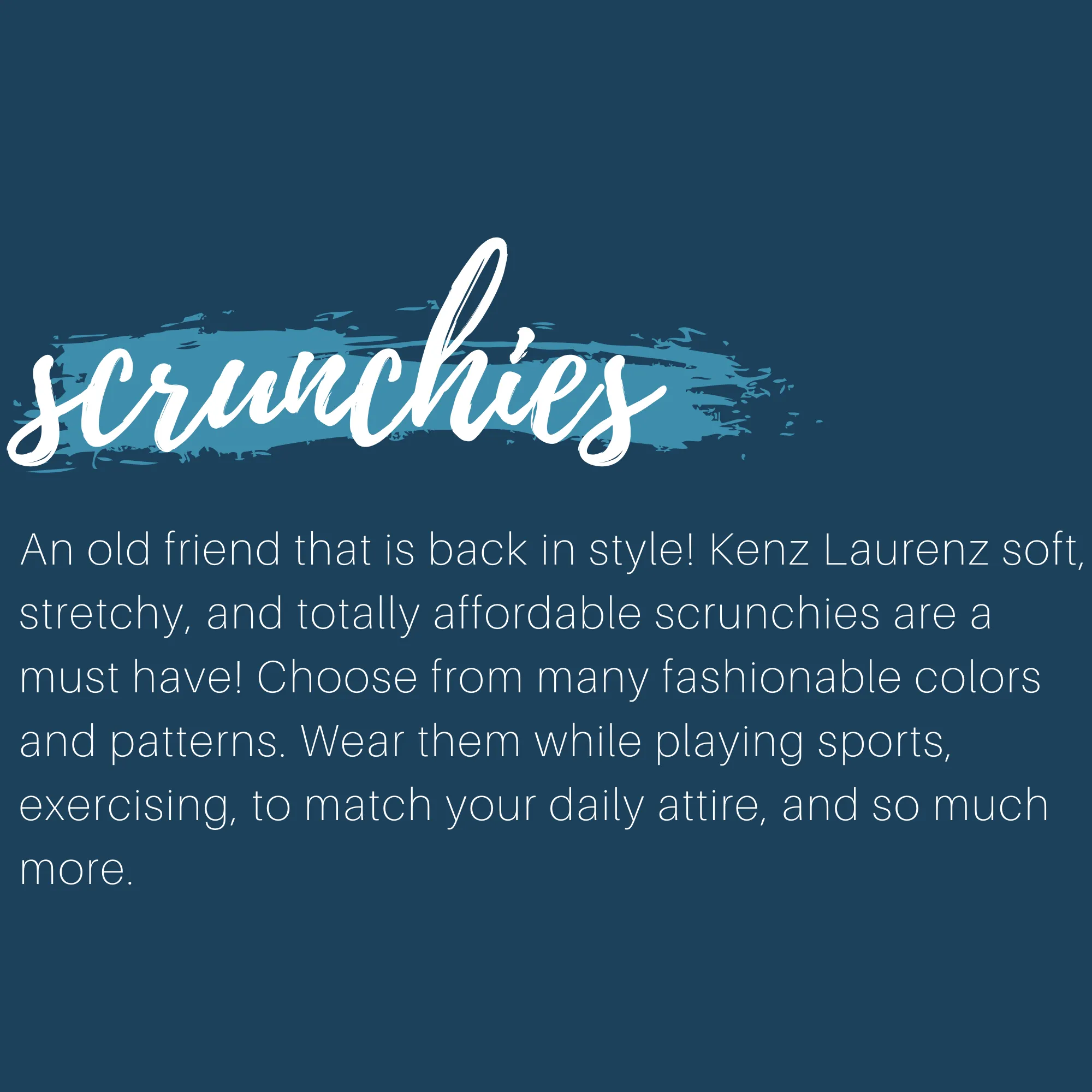 Velvet Scrunchies 1 You Pick Colors & Quantities