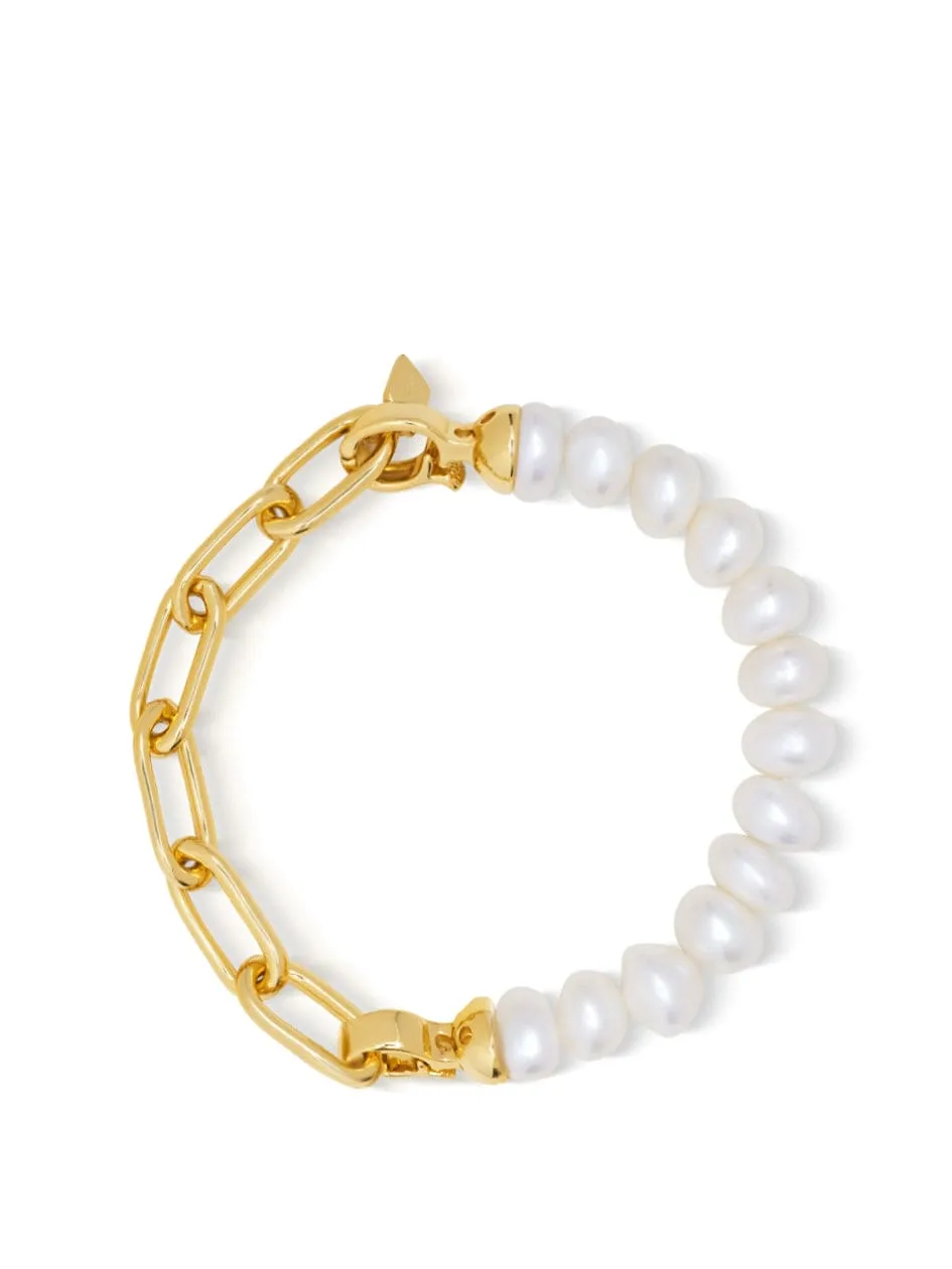 Women's Duo Bracelet With Pearls