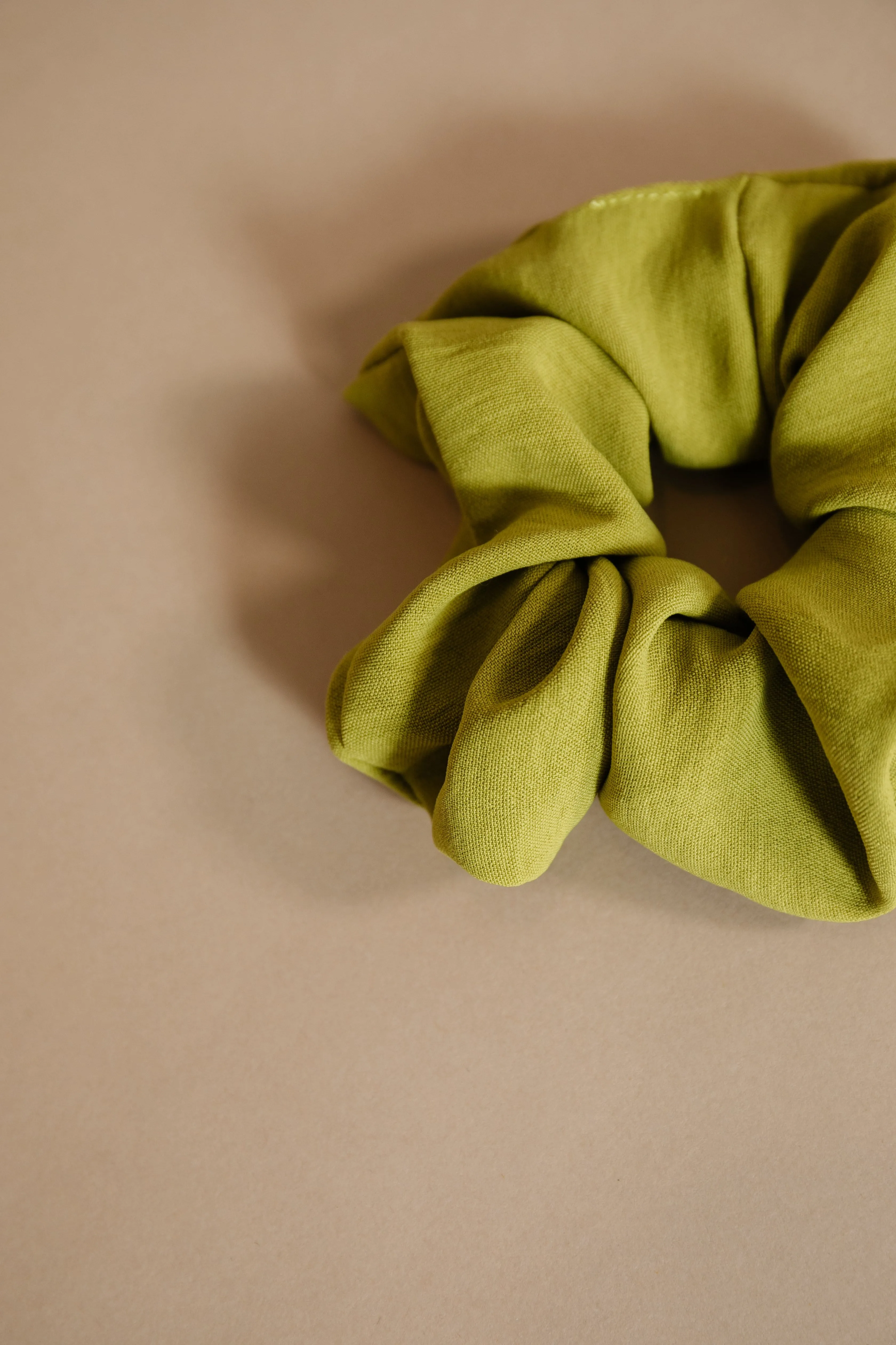 Yellow Green Scrunchie